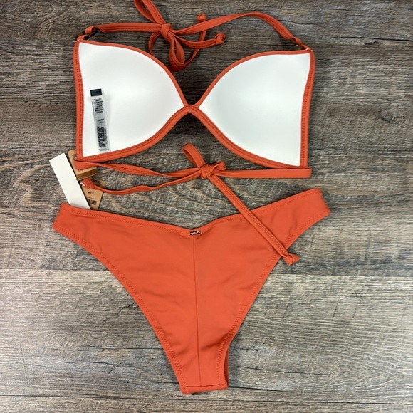 NEW Victoria’s Secret PINK Swim Se Push Up Triangle Bikini Size S/M - Picture 7 of 8